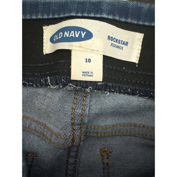 Old Navy Rockstar Distressed Jeggings Size 10 - Picture 3 of 3